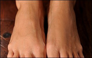 Ava Addams showing off her pretty sexy feet
