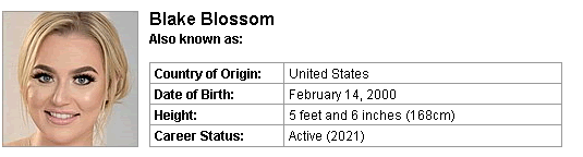 Pornstar Blake Blossom
